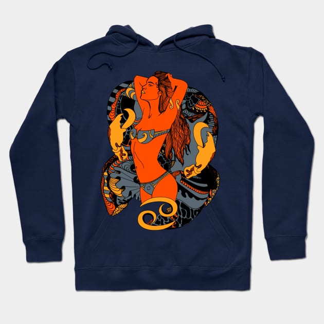 Orangrey Cancer Beauty Hoodie by kenallouis